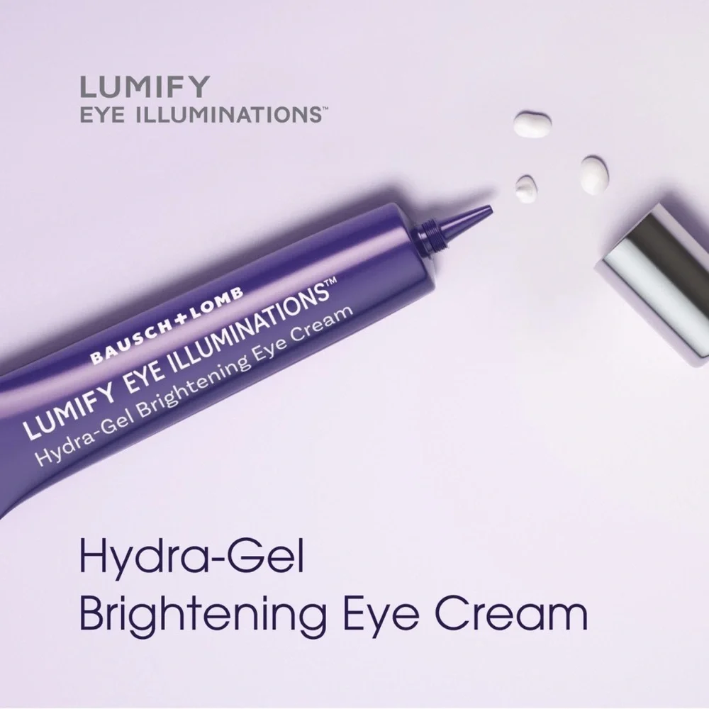 Bausch + Lomb Lumify Eye Illuminations Hydra Gel Brightening Eye Cream .5oz